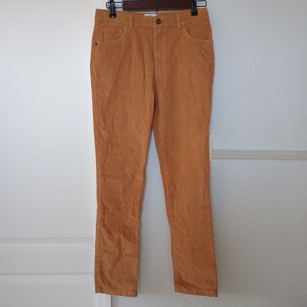 Class / Club‎ Corduroy Pants Modern Fit Boys Size 16 Rust